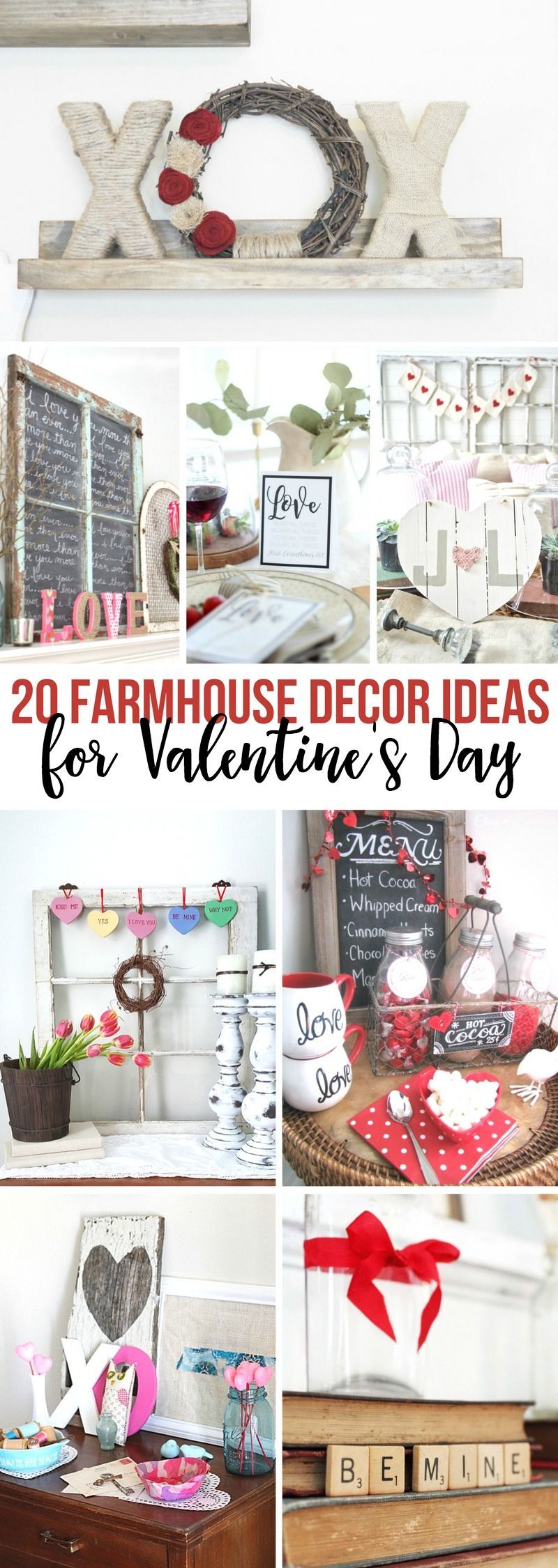 20 Farmhouse Ideas for Valentine's Day | Yesterday On Tuesday - 20 Farmhouse Ideas for Valentine's Day | Yesterday On Tuesday -   18 diy valentines decorations farmhouse ideas
