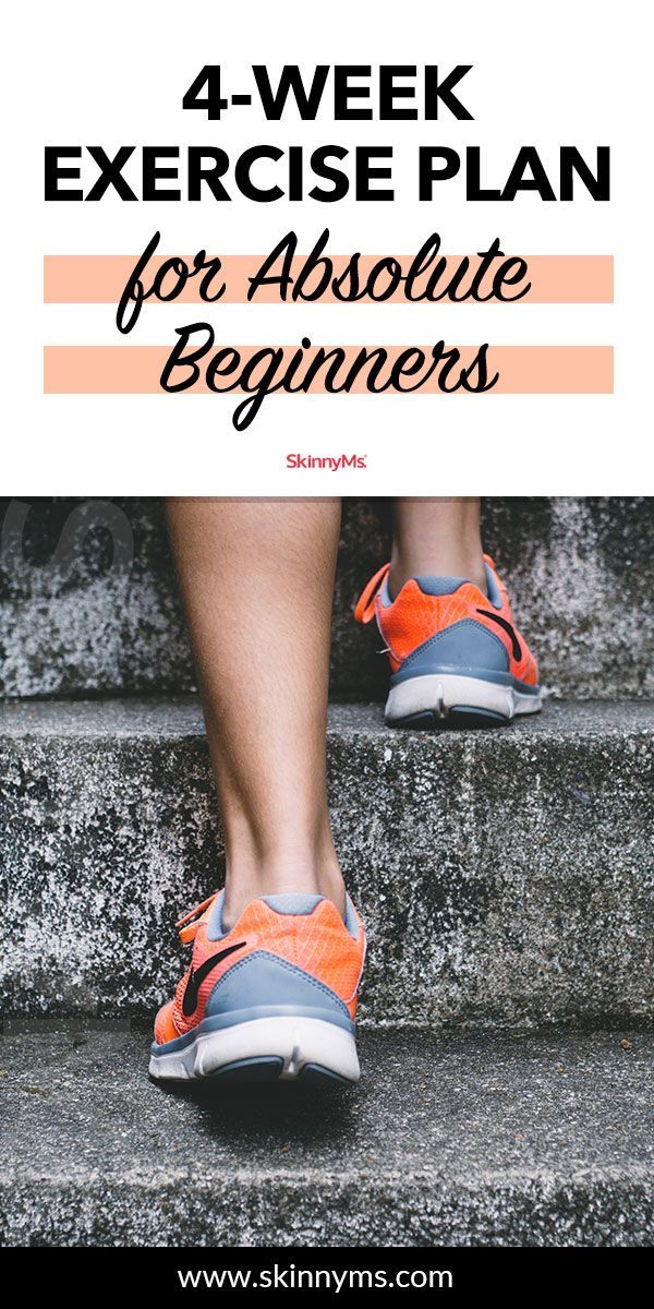 4-Week Exercise Plan for Absolute Beginners with Calendar - 4-Week Exercise Plan for Absolute Beginners with Calendar -   18 health and fitness For Beginners ideas