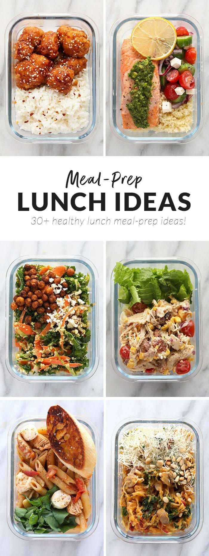 Delicious Healthy Lunch Ideas (30+ Meal Prep Ideas) - Fit Foodie Finds - Delicious Healthy Lunch Ideas (30+ Meal Prep Ideas) - Fit Foodie Finds -   18 meal prep recipes vegetarian fitness ideas