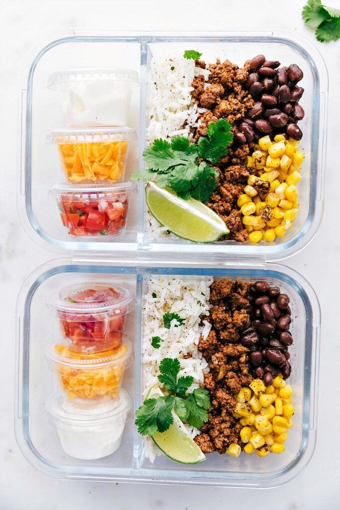 Taco Bowl {Plus How to Repurpose Leftovers!} | Chelsea's Messy Apron - Taco Bowl {Plus How to Repurpose Leftovers!} | Chelsea's Messy Apron -   18 meal prep recipes vegetarian fitness ideas