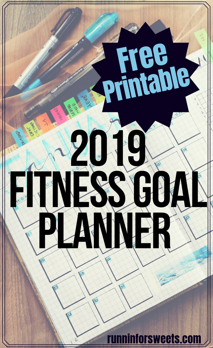 Printable 2019 Fitness Goal Planner - Printable 2019 Fitness Goal Planner -   18 setting fitness Goals ideas