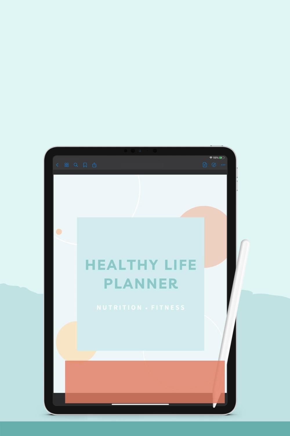 Digital Fitness and Nutrition Planner for Goodnotes, iPads, and Tablets. With Hyperlinked Tabs! - Digital Fitness and Nutrition Planner for Goodnotes, iPads, and Tablets. With Hyperlinked Tabs! -   18 setting fitness Goals ideas