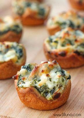 Spinach Dip Bites - Spinach Dip Bites -   18 thanksgiving appetizers easy ideas