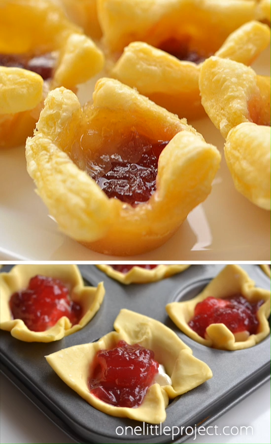 Cranberry Brie Bites Recipe | Easy 3 Ingredient Appetizer! - Cranberry Brie Bites Recipe | Easy 3 Ingredient Appetizer! -   18 thanksgiving appetizers easy ideas