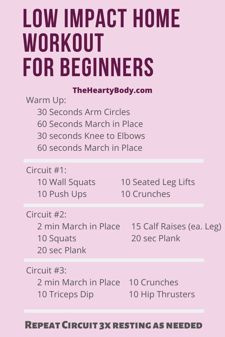 18 workouts for beginners at home ideas