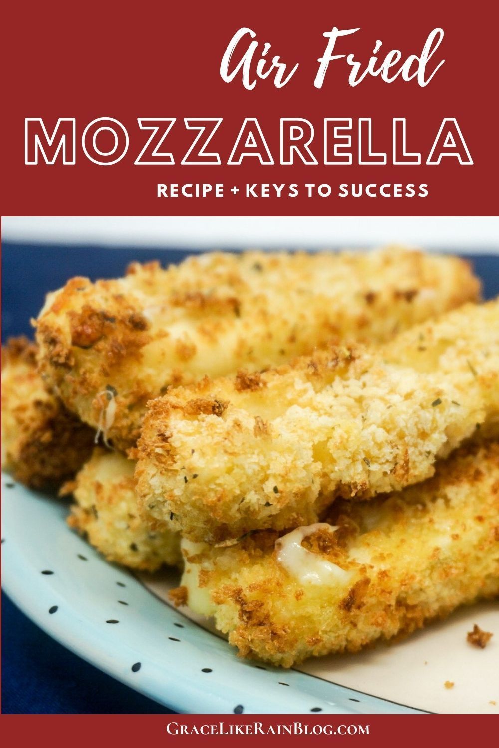 Air Fryer Mozzarella Sticks - Air Fryer Mozzarella Sticks -   19 air fryer recipes chicken boneless panko ideas