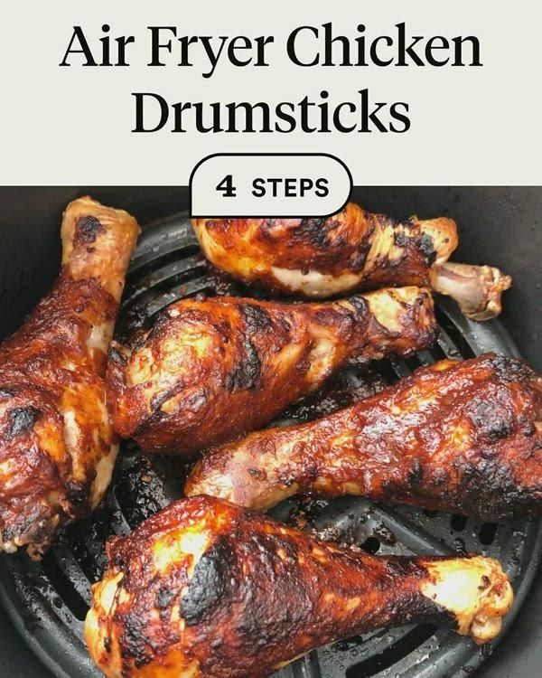 Air Fryer Chicken Drumsticks - Air Fryer Chicken Drumsticks -   19 air fryer recipes chicken drumsticks ideas