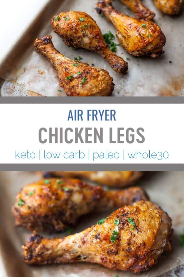 Easy Air Fryer Chicken Legs | Garlic and Herb Seasoned - Easy Air Fryer Chicken Legs | Garlic and Herb Seasoned -   19 air fryer recipes chicken drumsticks ideas