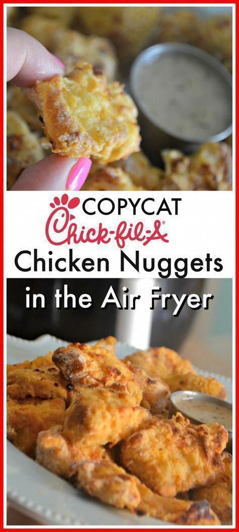 Air Fryer Chicken Nuggets - Air Fryer Chicken Nuggets -   19 air fryer recipes chicken tenders flour ideas