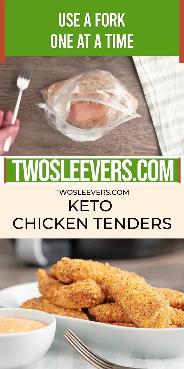 Keto Chicken Tenders - Keto Chicken Tenders -   19 air fryer recipes chicken tenders flour ideas