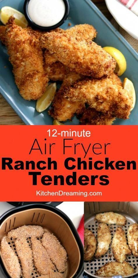 Air Fryer Ranch Chicken Tenders | Kitchen Dreaming - Air Fryer Ranch Chicken Tenders | Kitchen Dreaming -   19 air fryer recipes chicken tenders flour ideas