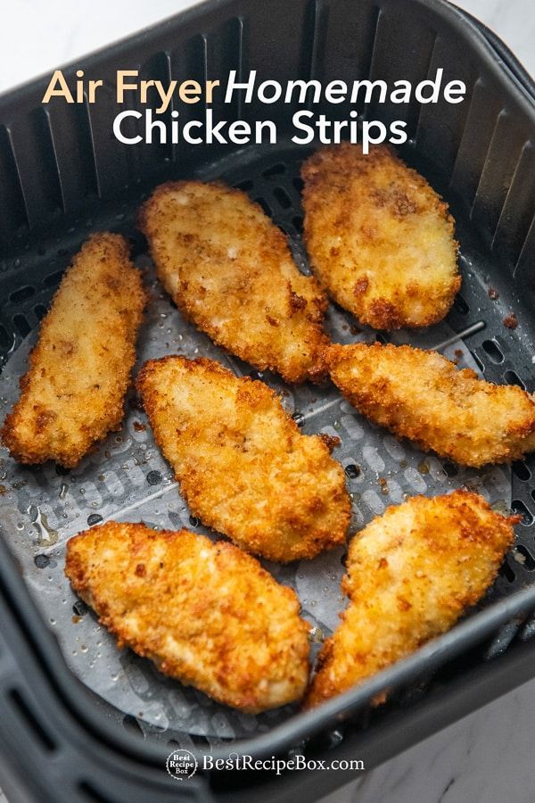 Air Fried Chicken Tenders Recipe, Strips CRISPY EASY | Best Recipe Box - Air Fried Chicken Tenders Recipe, Strips CRISPY EASY | Best Recipe Box -   19 air fryer recipes chicken tenders flour ideas