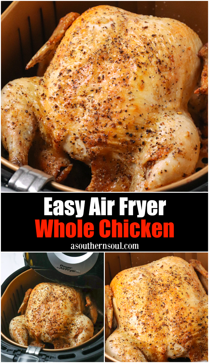 Easy Air Fryer Whole Chicken - Easy Air Fryer Whole Chicken -   19 air fryer recipes chicken whole ideas