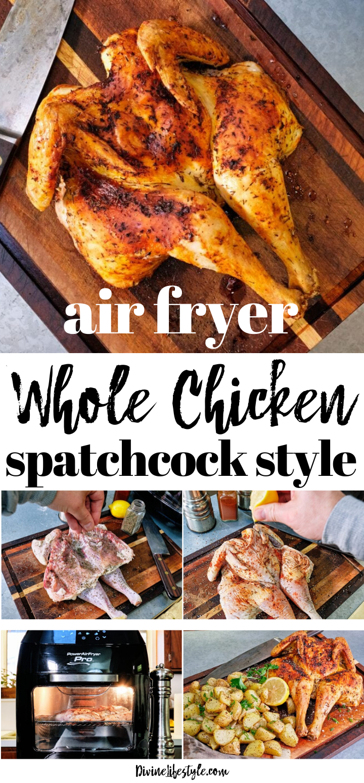 Best Air Fryer Whole Chicken Spatchcock Style Dinner Recipe - Best Air Fryer Whole Chicken Spatchcock Style Dinner Recipe -   19 air fryer recipes chicken whole ideas
