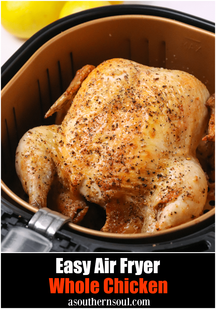 Easy Air Fryer Whole Chicken - Easy Air Fryer Whole Chicken -   19 air fryer recipes chicken whole ideas