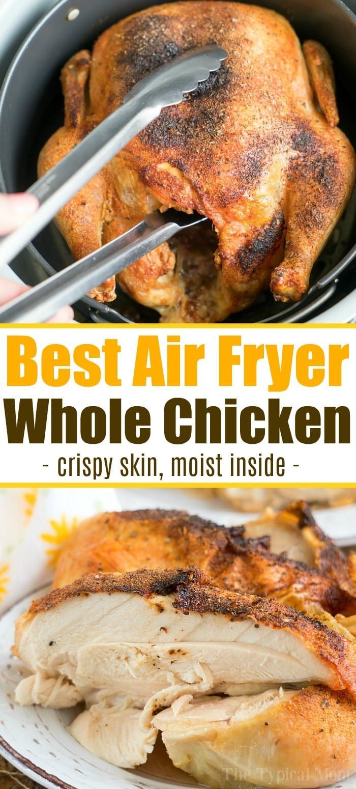 World's Best Air Fryer Whole Chicken - BETTER Than Rotisserie! - World's Best Air Fryer Whole Chicken - BETTER Than Rotisserie! -   19 air fryer recipes chicken whole ideas
