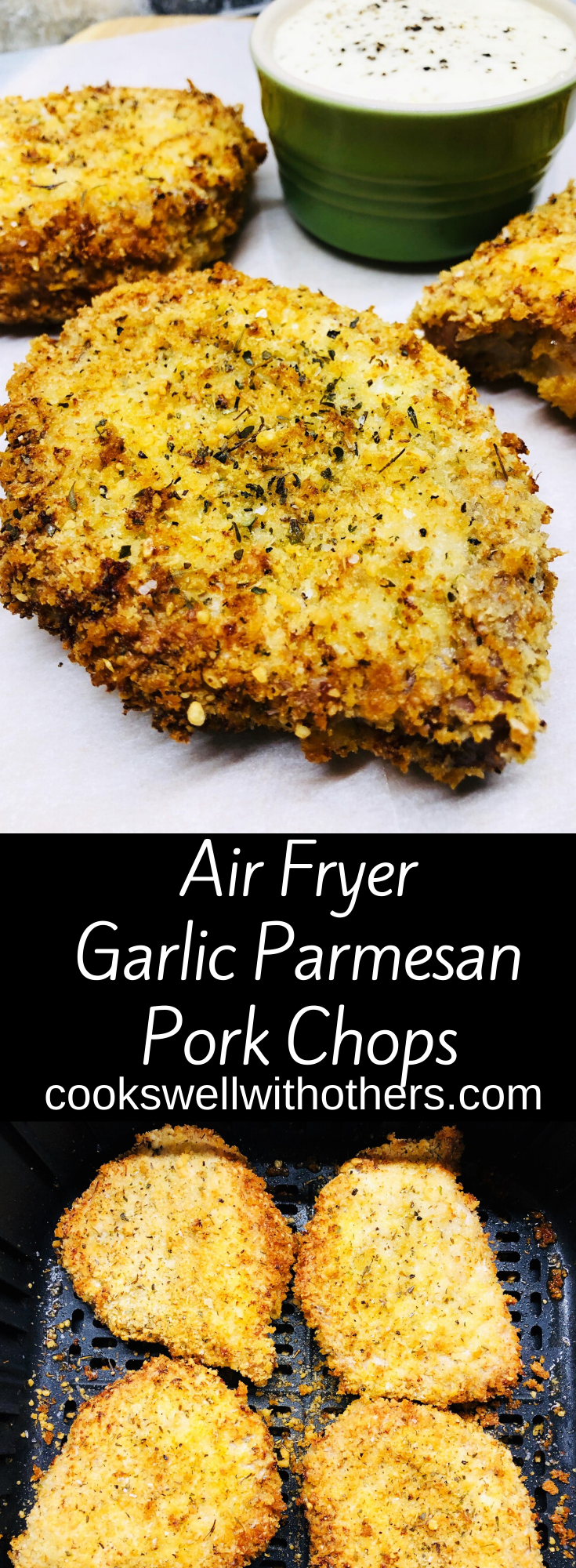 Air Fryer Garlic Parmesan Pork Chops - Cooks Well With Others - Air Fryer Garlic Parmesan Pork Chops - Cooks Well With Others -   19 air fryer recipes healthy dinners pork ideas