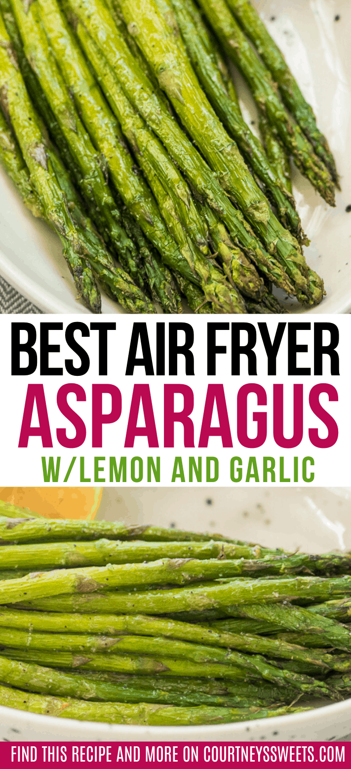 Air Fryer Asparagus with Lemon and Garlic - Air Fryer Asparagus with Lemon and Garlic -   19 air fryer recipes healthy vegetables ideas
