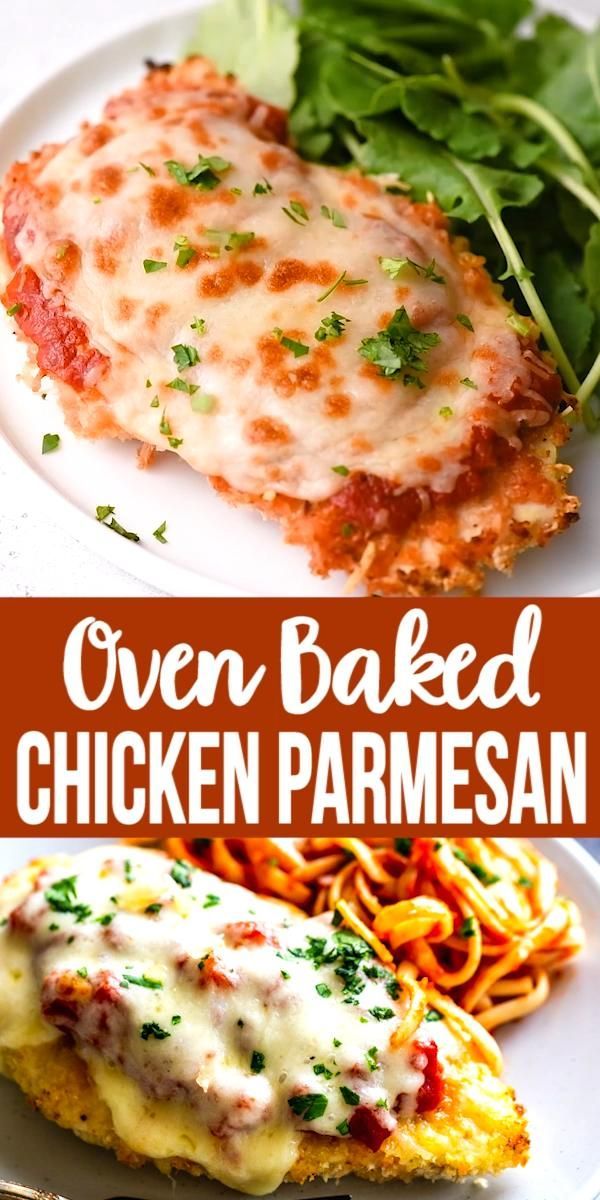 OVEN BAKED CHICKEN PARMESAN - OVEN BAKED CHICKEN PARMESAN -   19 dinner recipes ideas
