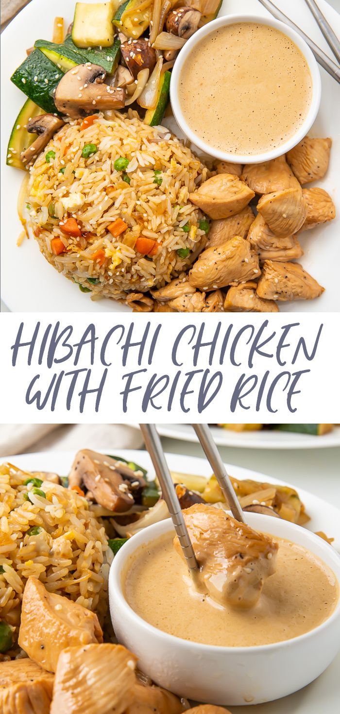 Hibachi Chicken with Fried Rice and Vegetables - Hibachi Chicken with Fried Rice and Vegetables -   19 dinner recipes ideas