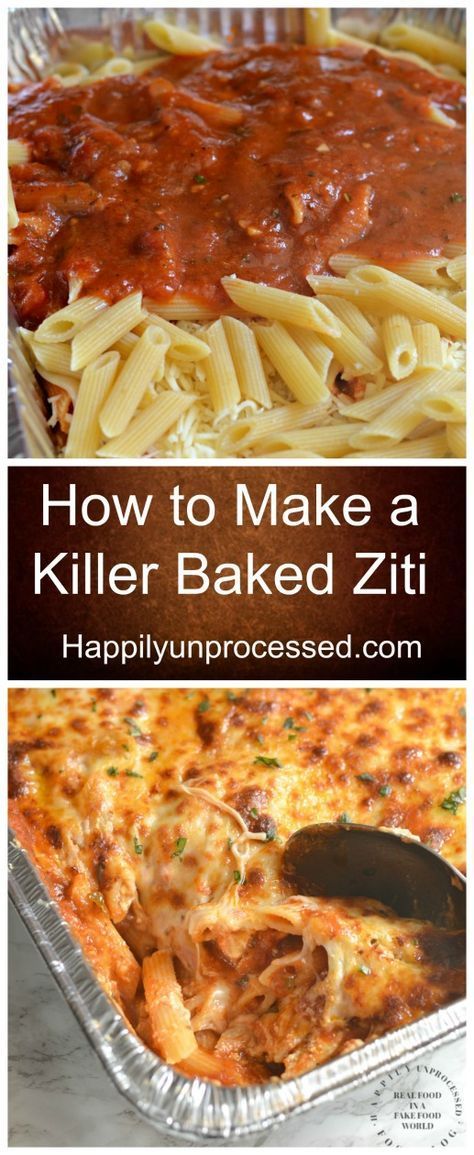 How to Make a Killer Baked Ziti - Happily Unprocessed - How to Make a Killer Baked Ziti - Happily Unprocessed -   19 dinner recipes ideas
