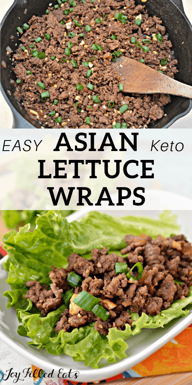 Asian Lettuce Wraps with Ground Beef - Low Carb, Keto, THM S - Asian Lettuce Wraps with Ground Beef - Low Carb, Keto, THM S -   19 dinner recipes with ground beef healthy ideas