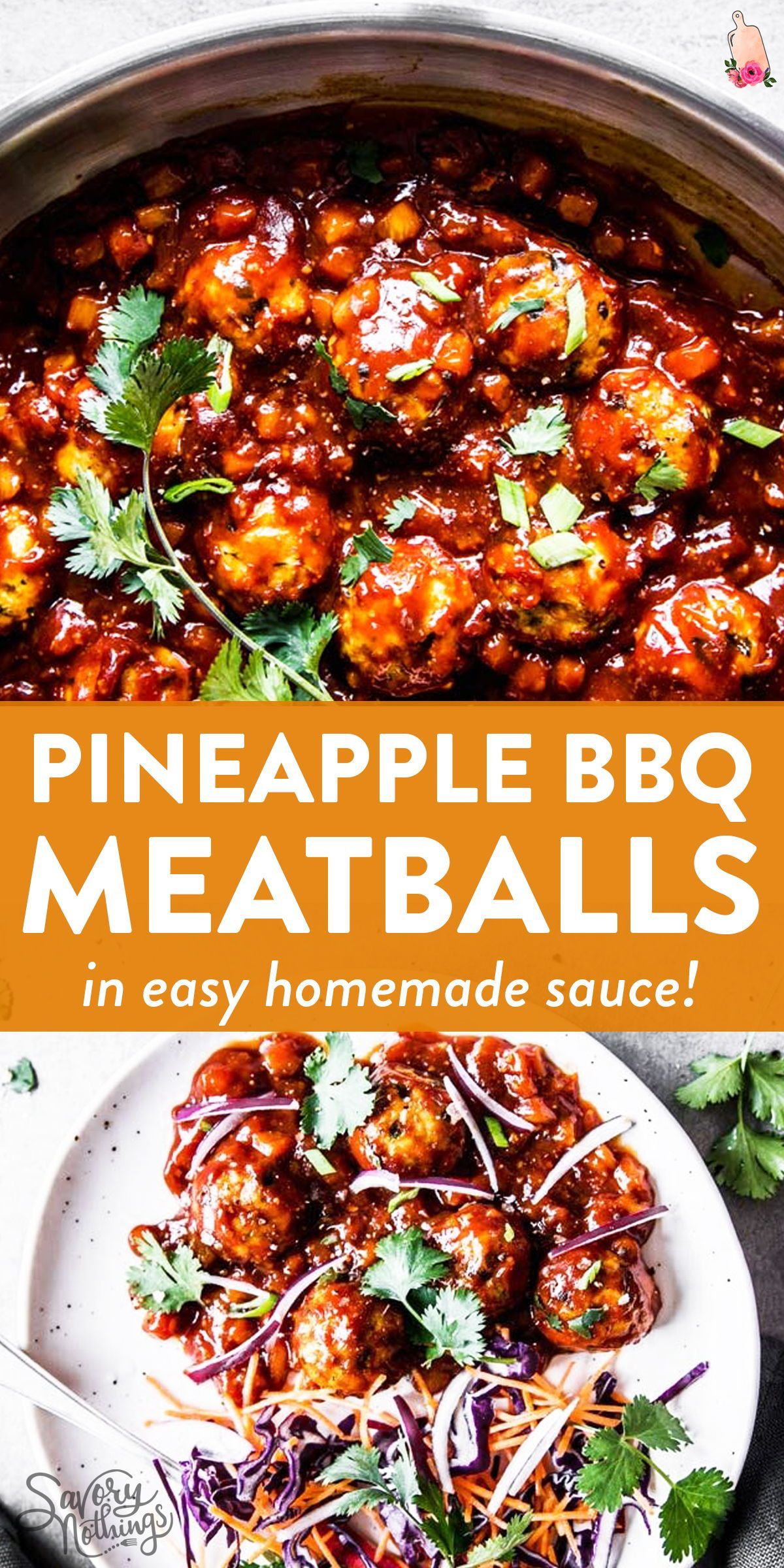 Pineapple BBQ Meatballs - Pineapple BBQ Meatballs -   19 dinner recipes with ground beef healthy ideas