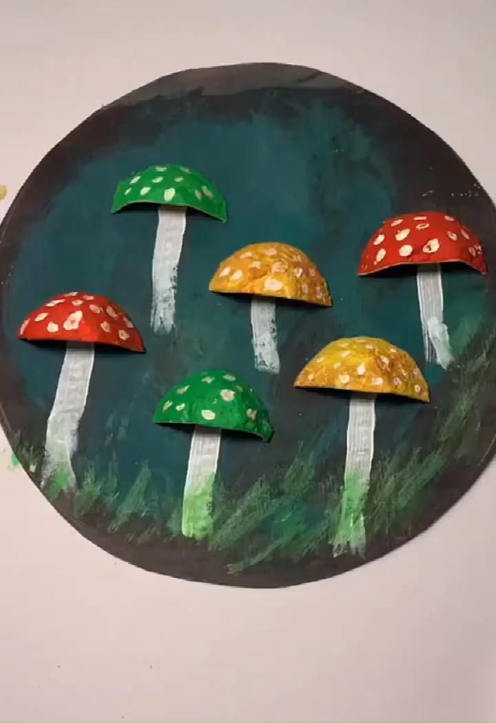 mushroom - mushroom -   diy Kids autumn