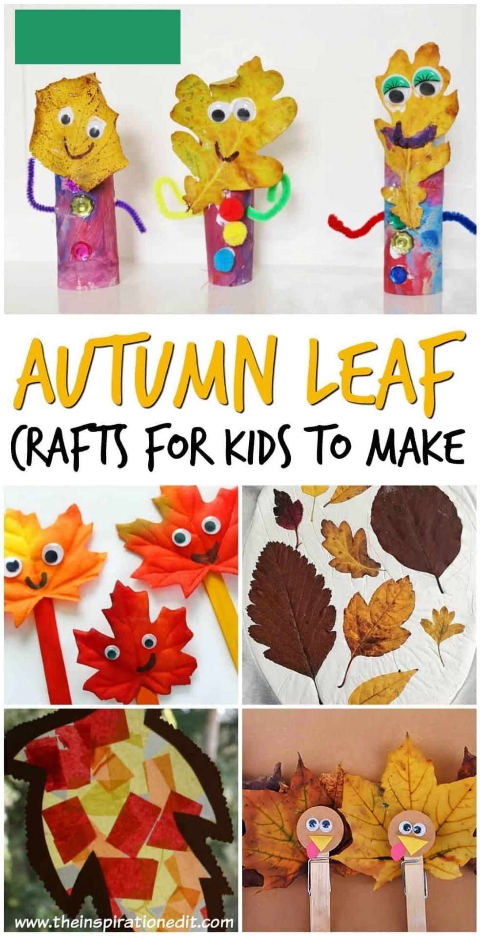 Fall Crafts Kids Will Love (Using Leafs) - Fall Crafts Kids Will Love (Using Leafs) -   19 diy Kids autumn ideas