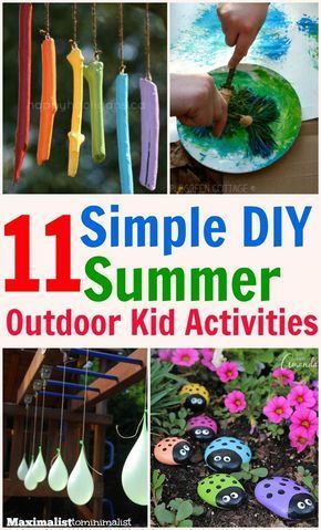 11 Kid's Outdoor Activities That Are Simple, Frugal, and FUN! - 11 Kid's Outdoor Activities That Are Simple, Frugal, and FUN! -   19 diy projects for kids outdoor ideas