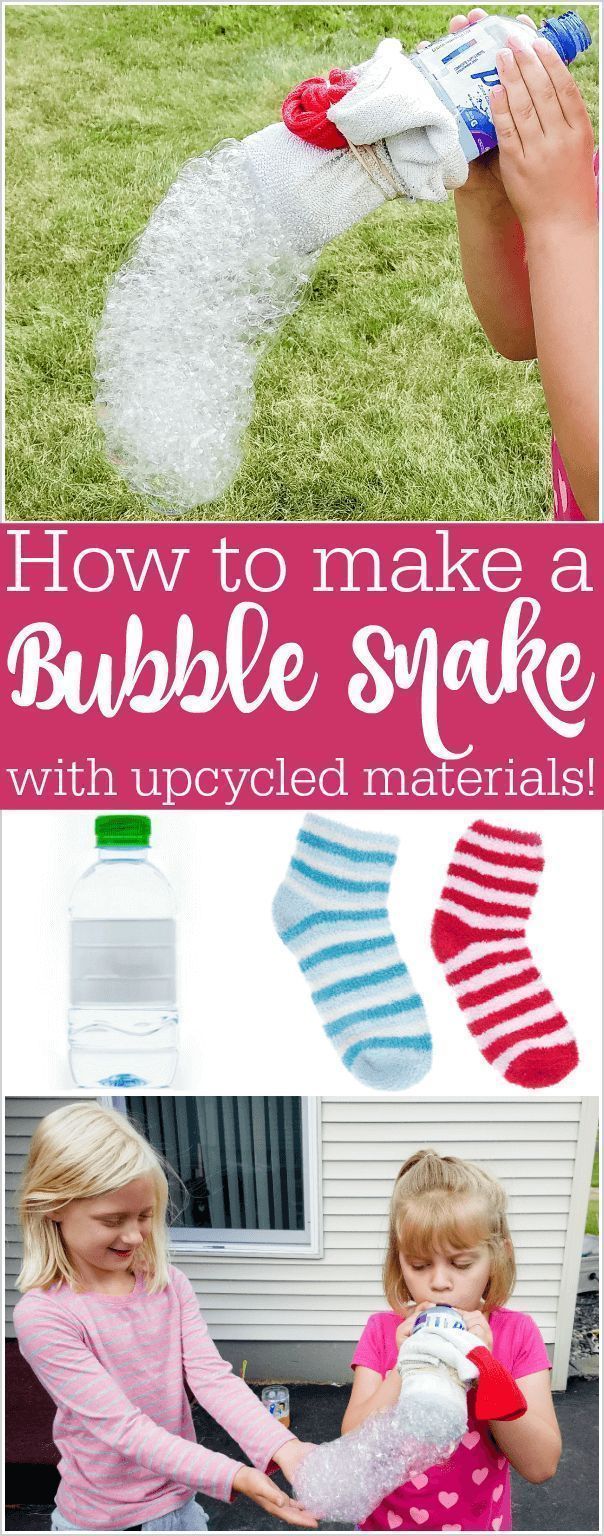 How to make a bubble snake with upcycled materials - How to make a bubble snake with upcycled materials -   19 diy projects for kids outdoor ideas