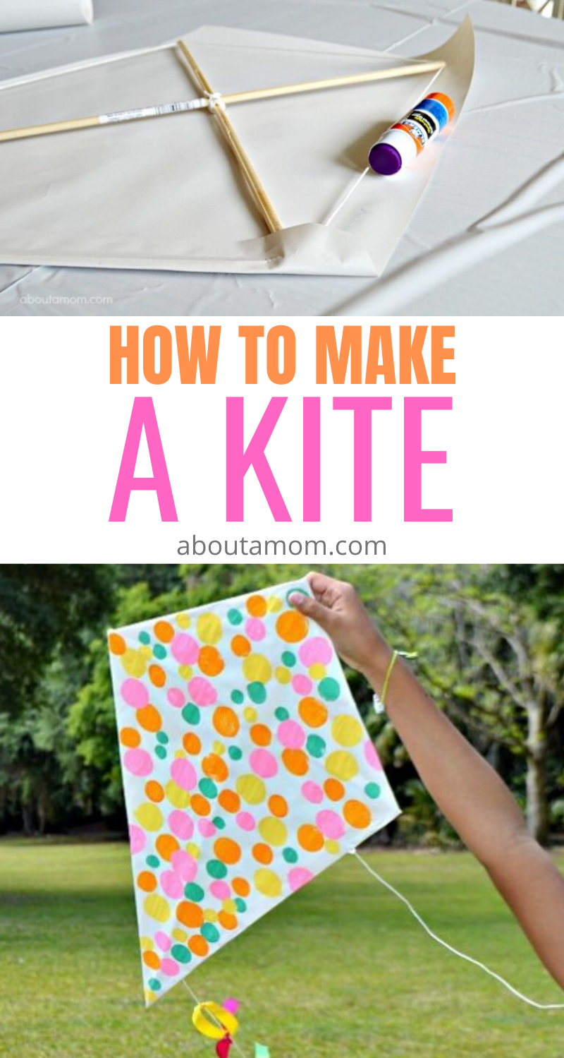 How to Make a Kite - Spring Activity for Kids - How to Make a Kite - Spring Activity for Kids -   19 diy projects for kids outdoor ideas