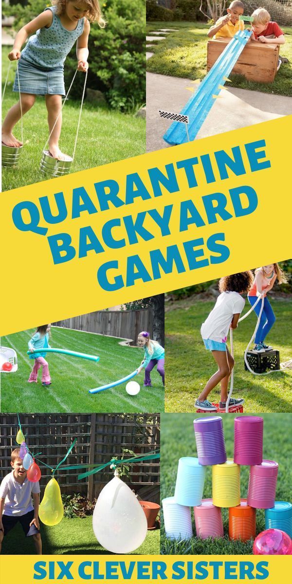 20 Backyard Activities for Kids During Quarantine - Six Clever Sisters - 20 Backyard Activities for Kids During Quarantine - Six Clever Sisters -   19 diy projects for kids outdoor ideas