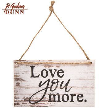 Love You More Wood Wall Decor - Love You More Wood Wall Decor -   19 diy projects to try home decor wall art ideas