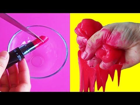 DIY SLIME with Lipstick Challenge! How To Make Slime without Borax by Bum Bum Surprise Toys - DIY SLIME with Lipstick Challenge! How To Make Slime without Borax by Bum Bum Surprise Toys -   19 diy Slime tutorial ideas