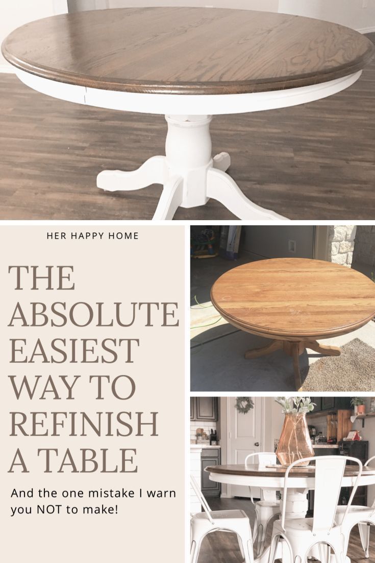The Easiest Way to Refinish a Farmhouse Table - The Easiest Way to Refinish a Farmhouse Table -   19 diy Table farmhouse ideas