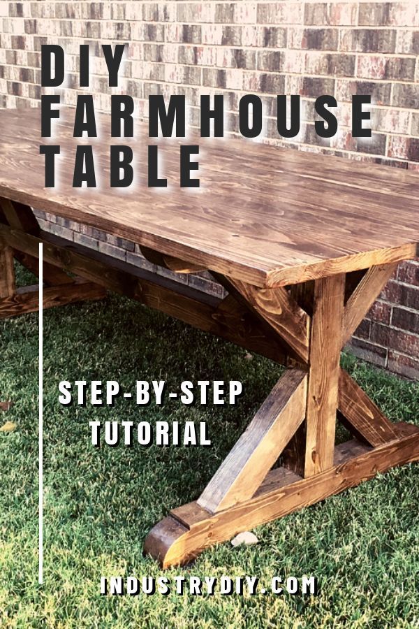A Step By Step Guide for Building Your DIY Farmhouse Table - A Step By Step Guide for Building Your DIY Farmhouse Table -   19 diy Table farmhouse ideas