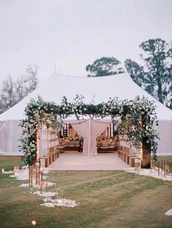 19 diy Wedding tent ideas
