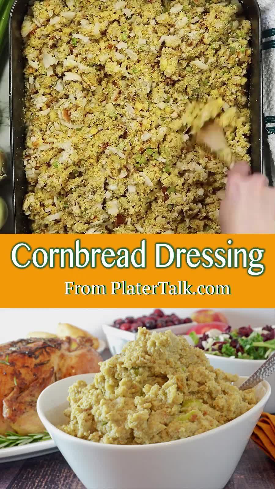 Southern Cornbread Dressing - Southern Cornbread Dressing -   19 dressing recipes thanksgiving paula deen ideas