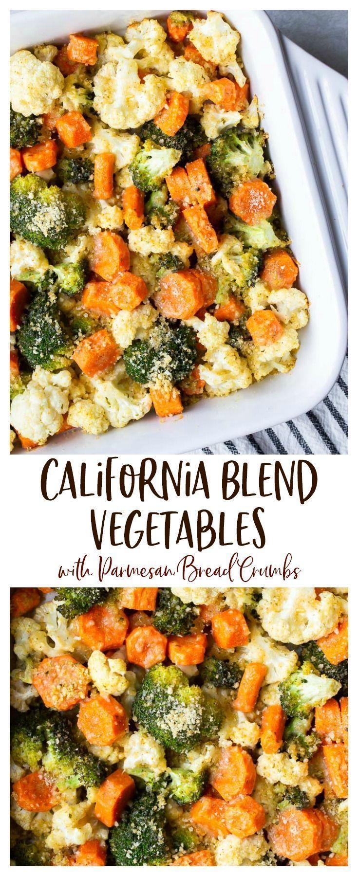 California Blend Vegetables with Parmesan Bread Crumbs - California Blend Vegetables with Parmesan Bread Crumbs -   19 easy healthy thanksgiving sides ideas