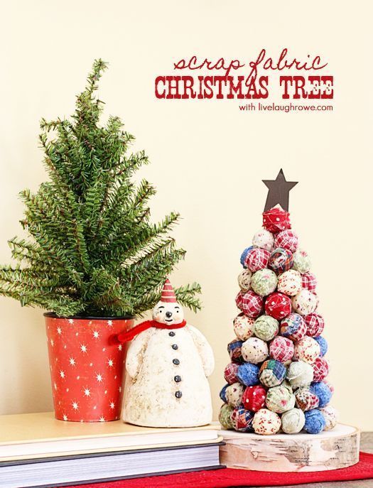 Fringed Paper Christmas Tree - Fringed Paper Christmas Tree -   19 fabric crafts christmas scrap ideas