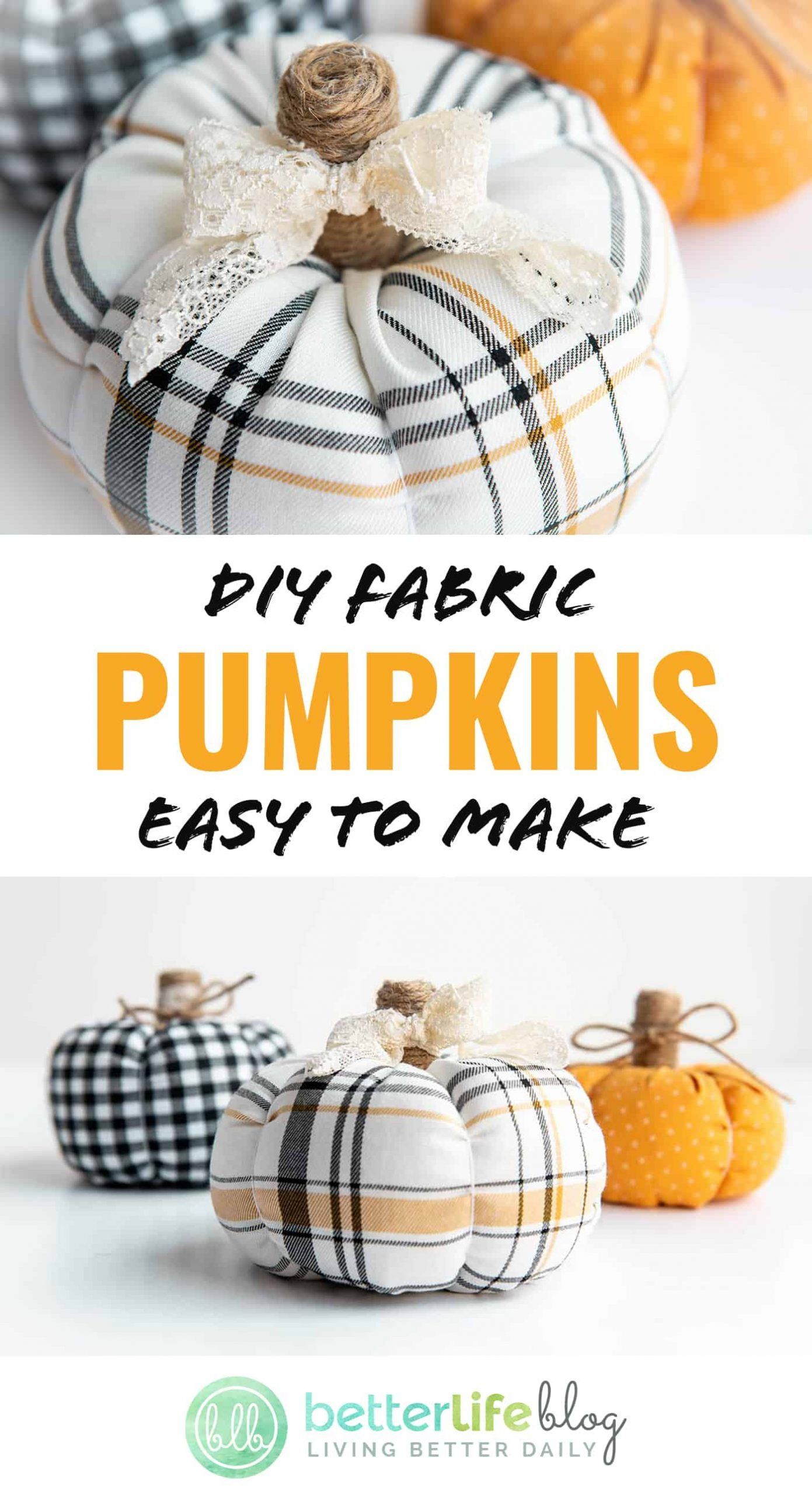 DIY Fabric Pumpkins – Easy to Make - DIY Fabric Pumpkins – Easy to Make -   19 fabric crafts diy easy ideas