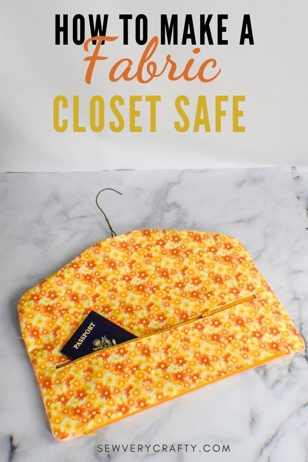 How to Make a Fabric Closet Safe - How to Make a Fabric Closet Safe -   19 fabric crafts diy easy ideas