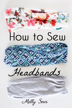 How to Sew a Headband - Melly Sews - How to Sew a Headband - Melly Sews -   19 fabric crafts diy easy ideas