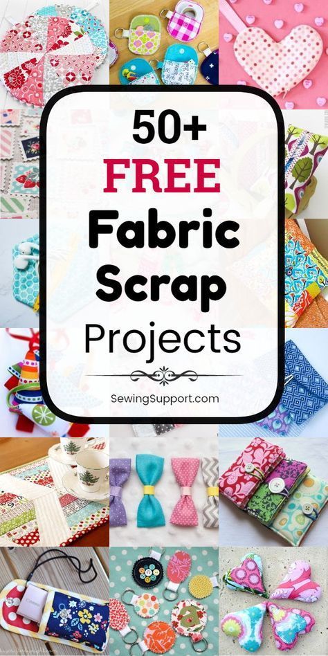 50+ Free Fabric Scrap Projects - 50+ Free Fabric Scrap Projects -   19 fabric crafts diy easy ideas