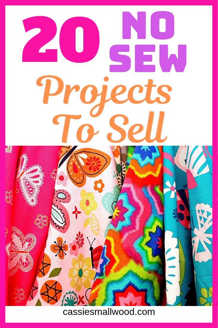 No Sew Projects To Make and Sell ~ Cassie Smallwood - No Sew Projects To Make and Sell ~ Cassie Smallwood -   19 fabric crafts diy no sew ideas