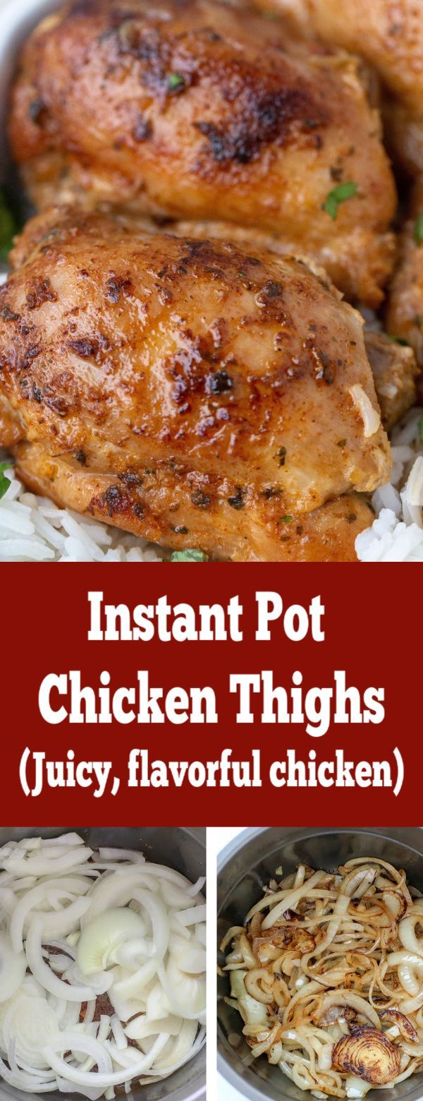 Instant Pot Chicken Thighs (Fresh or Frozen) - Momsdish - Instant Pot Chicken Thighs (Fresh or Frozen) - Momsdish -   19 healthy instant pot recipes chicken thighs ideas
