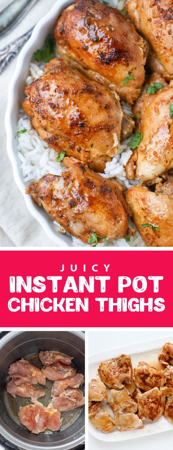 Juicy Instant Pot Chicken Thighs - Juicy Instant Pot Chicken Thighs -   19 healthy instant pot recipes chicken thighs ideas