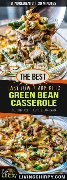 The Best Easy Low Carb Keto Green Bean Casserole - The Best Easy Low Carb Keto Green Bean Casserole -   19 healthy thanksgiving sides low carb ideas