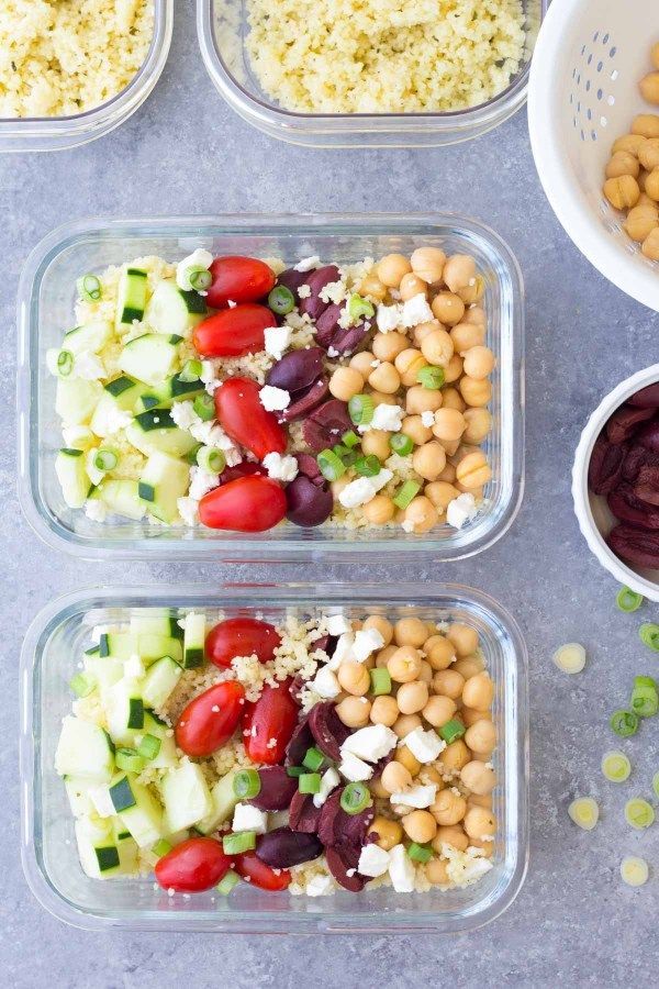Greek Chickpea Salad - Greek Chickpea Salad -   19 meal prep recipes for weight loss cheap ideas